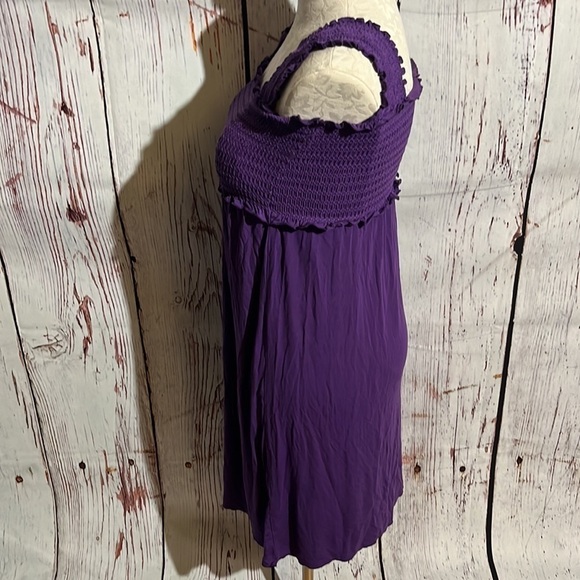 MILK Nursing wear purple dress size small . - Picture 3 of 9